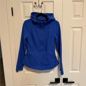 Spyder active ladies hooded zip front fitted jacket, size M